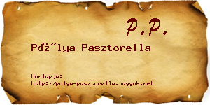 Pólya Pasztorella névjegykártya